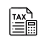 Corporation tax return icon.